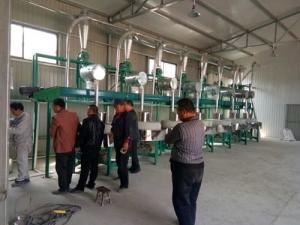 山西運城石磨機組使用現場