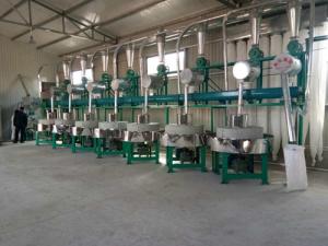 山西運城石磨機組使用現場