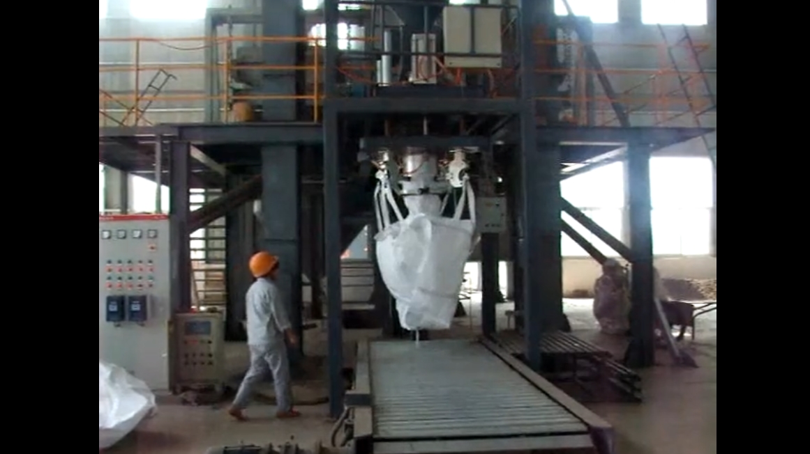 河北石家莊客戶噸包機使用中